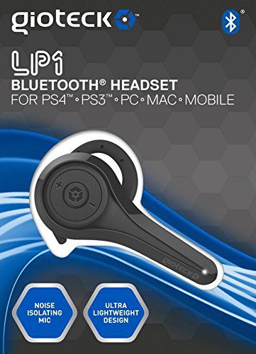 Bluetooth Headset Loop Bt Negro Gioteck Ps4